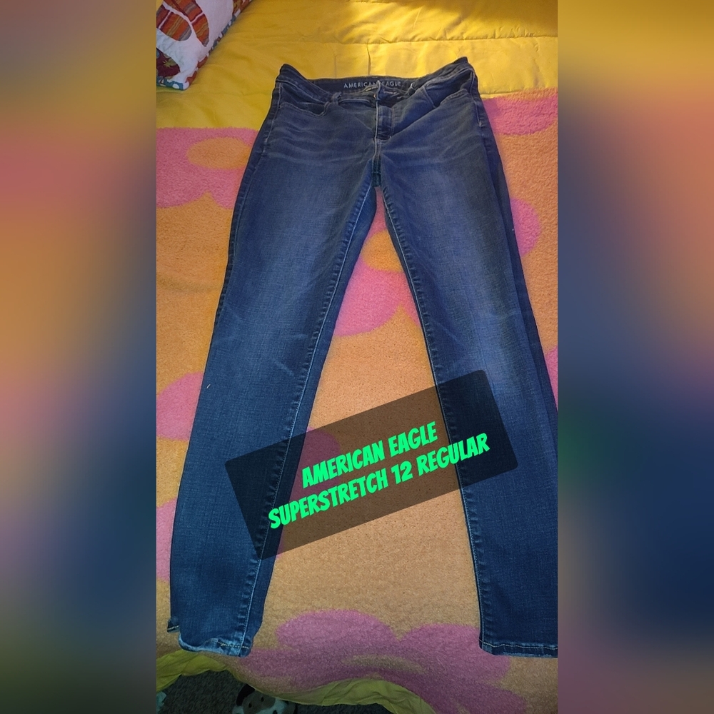 American Eagle Outfitters Women's Blue Jeans